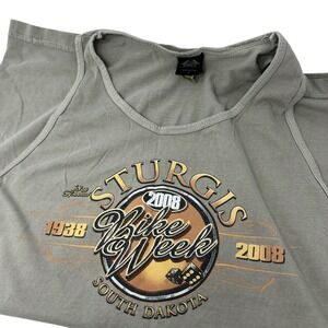 Men's Harley Davidson 2008 Sturgis Rally Tank Top Size Large